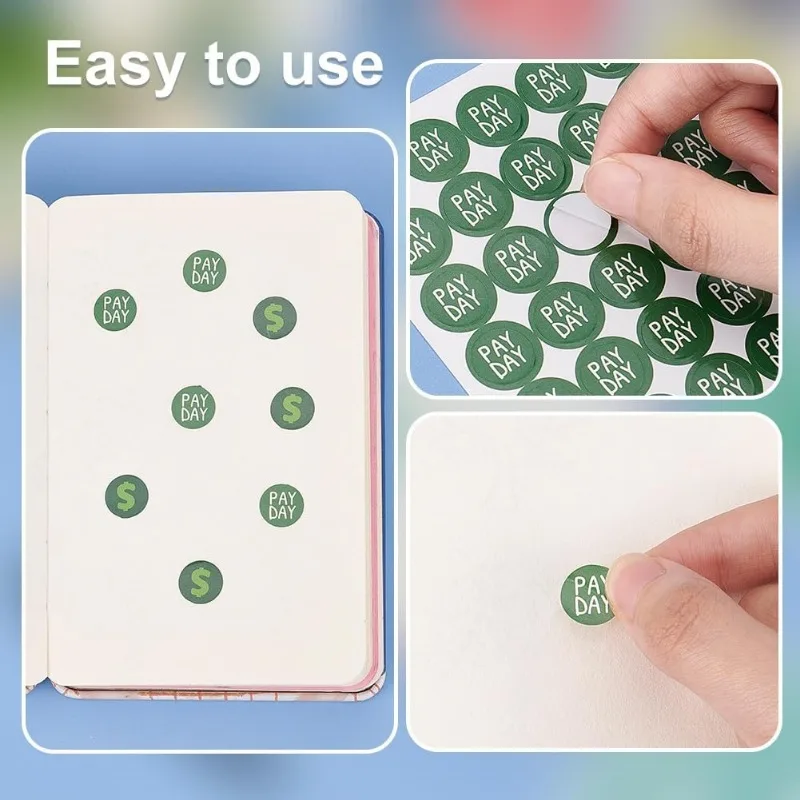 50 листов наклейки-планировщики в виде доллара 12 5 мм