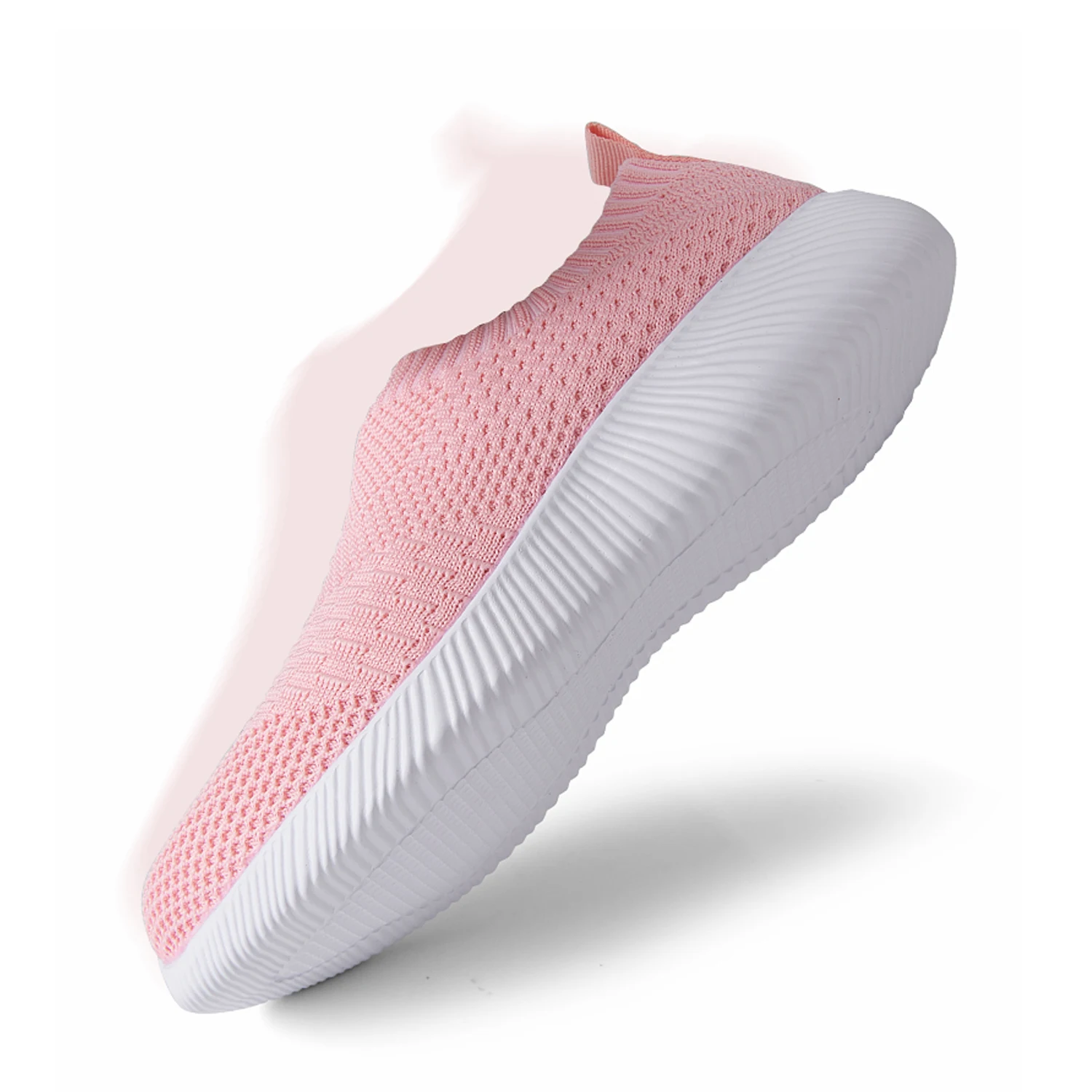 SALUDAS Women Casual Sneakers Running Shoes Fashion Slip-on Sneaker Female Sport Shoes Sock Footwear Breathable Mesh Tennis Shoe