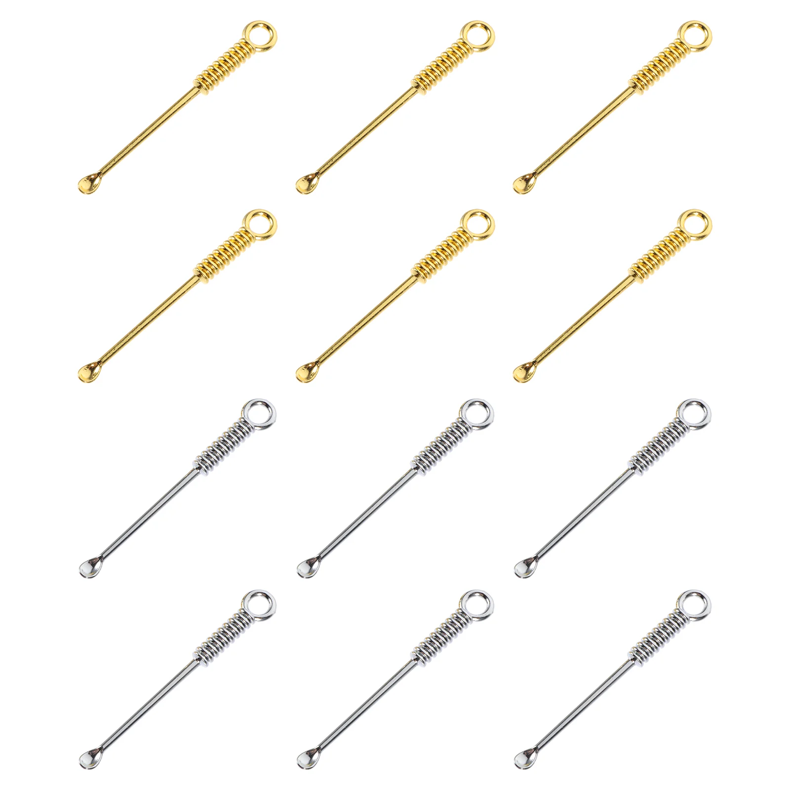 

Spoon Mini Scoop Tiny Scoops Powder Measuring Spoons Metalmedicine Pendant Microfilling Vials Gold Pendants Scooper Small