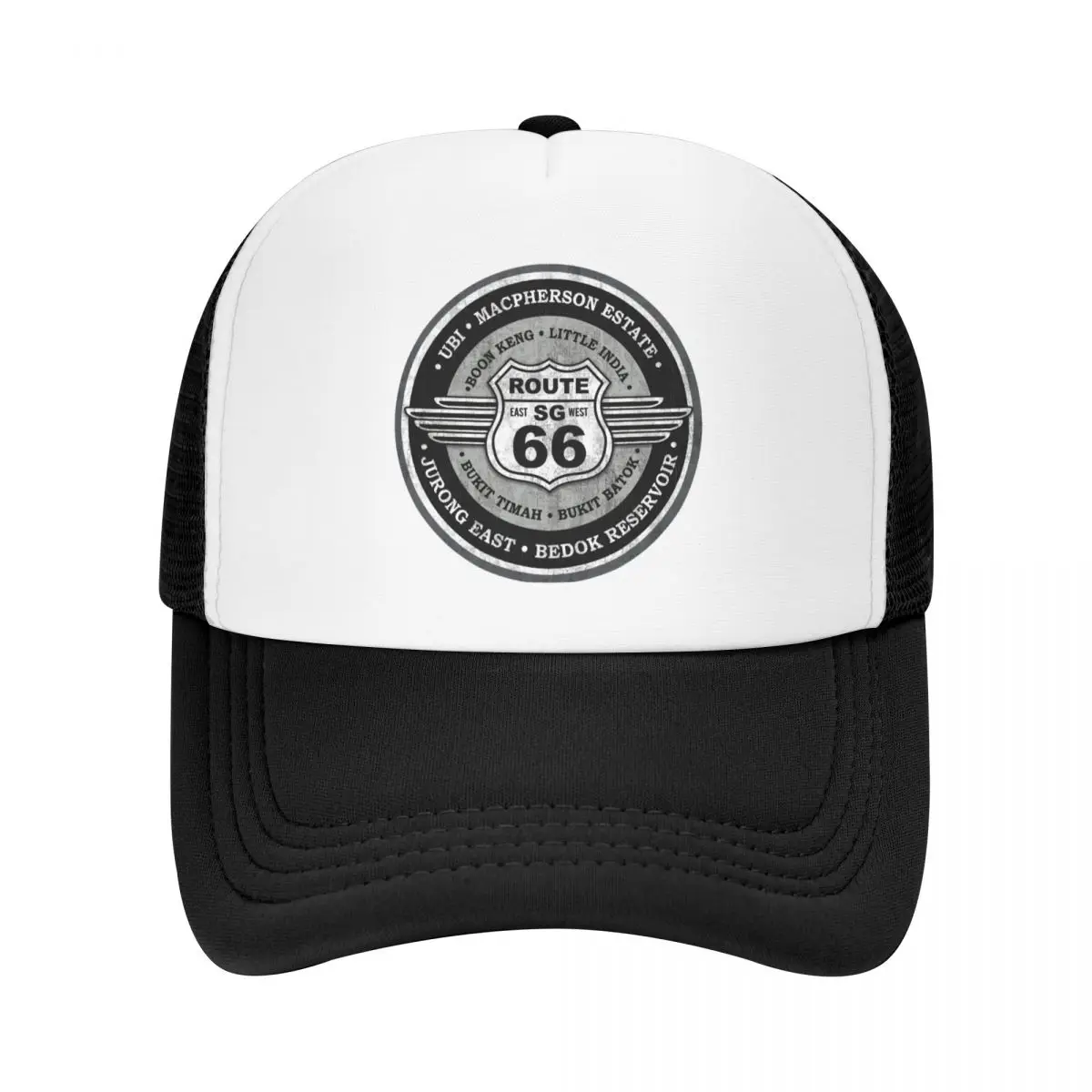 

Punk Vintage Historic Route 66 Baseball Cap Men Women Adjustable America Highway Trucker Hat Performance Snapback Caps