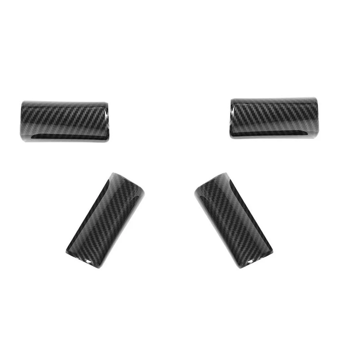 

Обложка рулевого колеса для салона автомобиля, декоративная наклейка, аксессуары для 2007-2010 Jeep Wrangler JK JKU, углеродное волокно