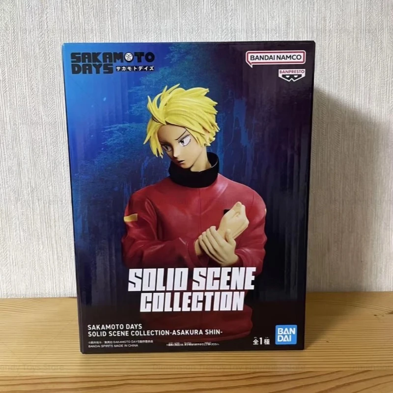 Фото Bandai в наличии, оригинальная фигурка Banpresto VIBRATION STARS, аниме SAKAMOTO DAYS Gaku Shin Asakura, экшн-фигурка, модель игрушки, подарки DT №5