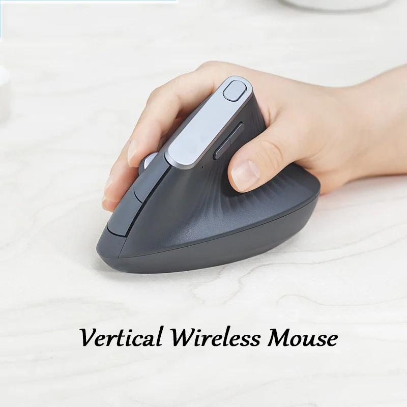 

Healthy Ergonomic Vertical Mouse USB Gaming Optical Mause 1600 DPI Computer Wireless Mice For Laptop PC Office Tablet Windows