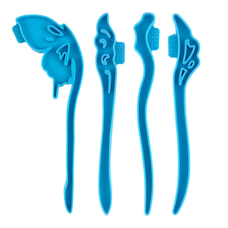 

Hair Stick Resin Mold Hairpin Silicone Mold Jewelry Epoxy Mold Headdress Casting Mold for DIY Crafts Hairpin Making