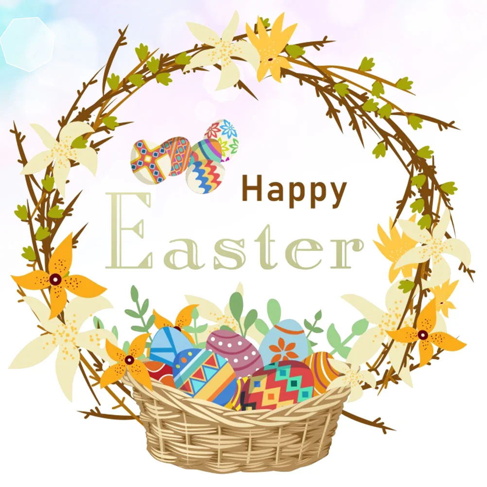 

Easter Sticker Window Stickers Wall Showcase Decals Cute Decal Adhesive Self Mural Fridge Decorationsvinyl Removable Holiday