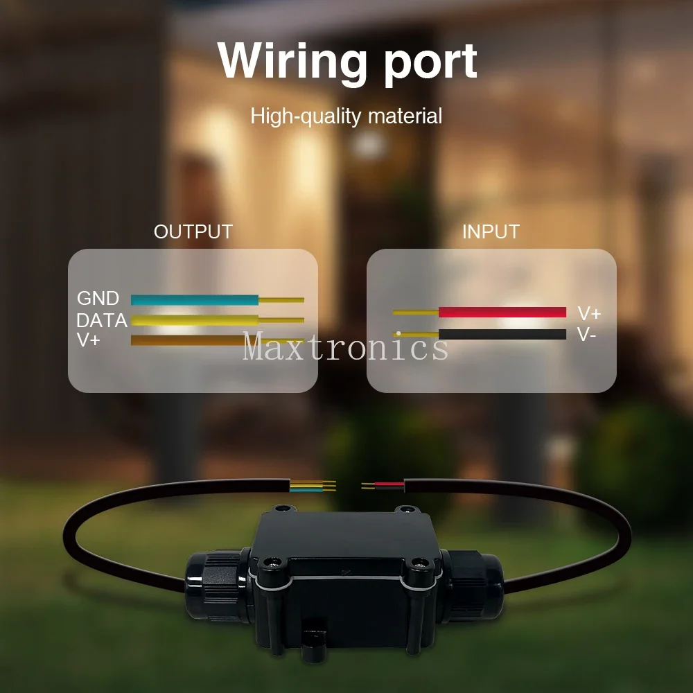 Фото Контроллер GLEDOPTO ESP32 WLED GL-C-012WL/RC-001WL IP65 Динамические светильники DC5-24V WiFi WS2811 WS2812 SK6812 WS2813 WS2815 Светодиодная лента №5