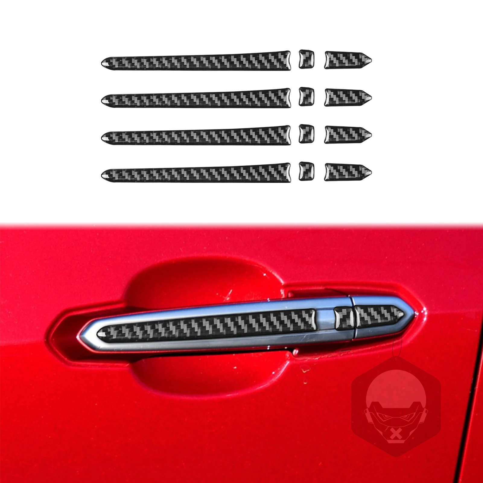 

for cadillac ATS 2014 2015 2016 2017 2018 2019 Outer door handle decoration cover trim sticker decal Car Exterior Accessories