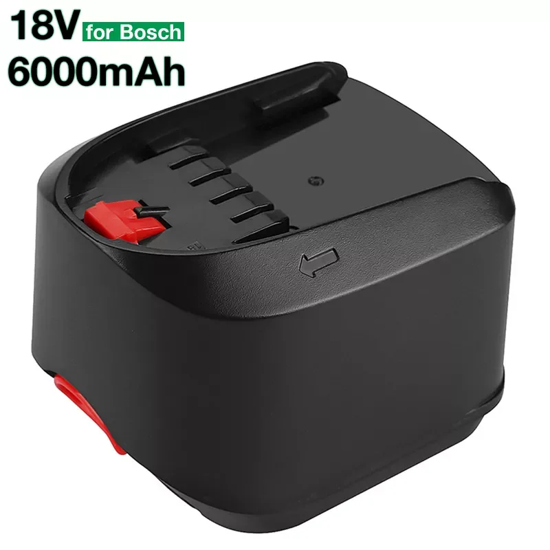 

Литиевая аккумуляторная батарея 18 в 6000 мАч для Bosch 2607336208 2607335040 AL1830CV (только для Type C) PBA PSB PST PSR 18 Φ