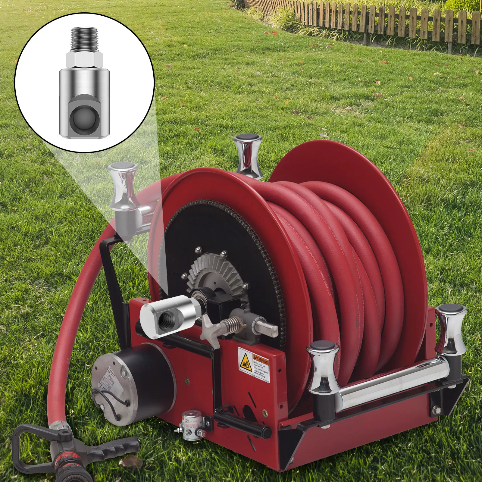 Соединитель для сада из нержавеющей стали 5000PSI муфта шланга поворотный фитинг