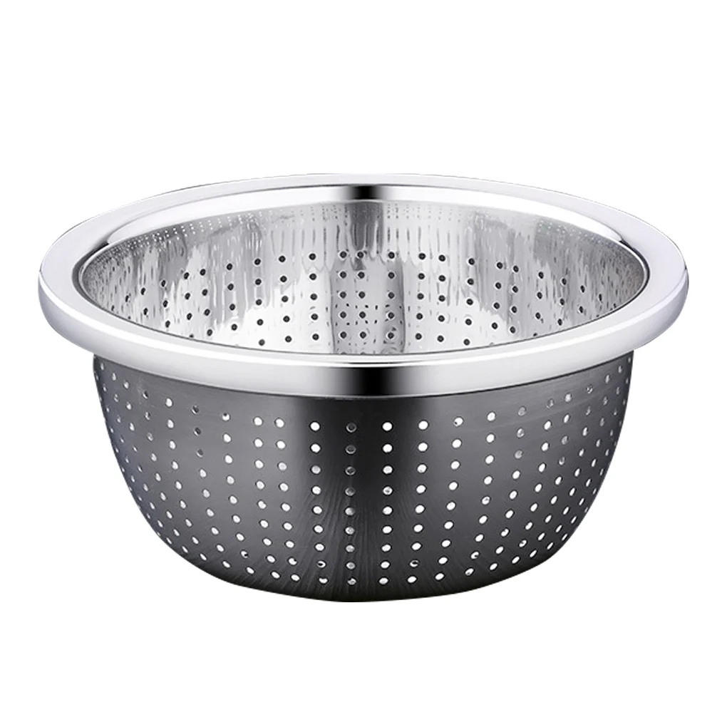 

Сетчатый фильтр с маленькими отверстиями, утолщенная корзина для мытья овощей, фруктов, 22 см