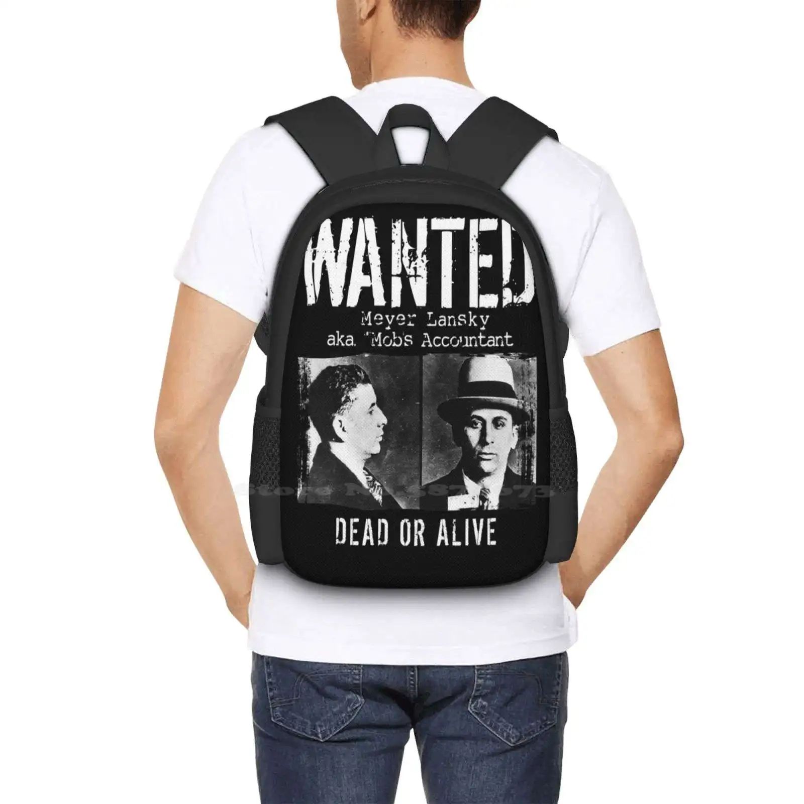 Рюкзак Meyer Lansky Mugshot модный дизайнерский рюкзак для путешествий ноутбука