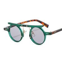 new fashion small round sunglasses women men glasses frame brand punk designer luxury trend vintage uv400 shade oculus gafas