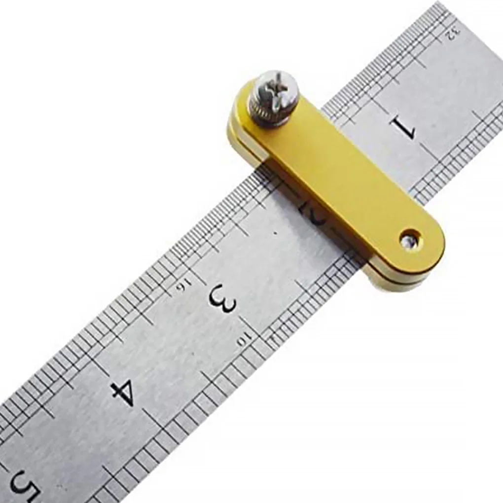 

Parallel Steel Ruler Positioning Block Woodworking Ruler Positioner Locator Measuring Locating Tool