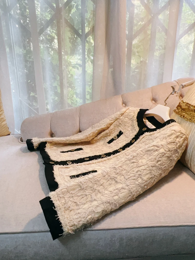 lingzhiwusis французский дизайн вязаный шерстяной топ контрастного цвета винтажная