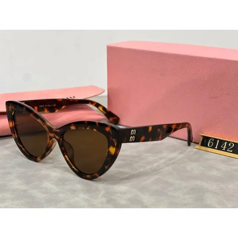 Солнцезащитные очки женские в Овальной металлической оправе с защитой от