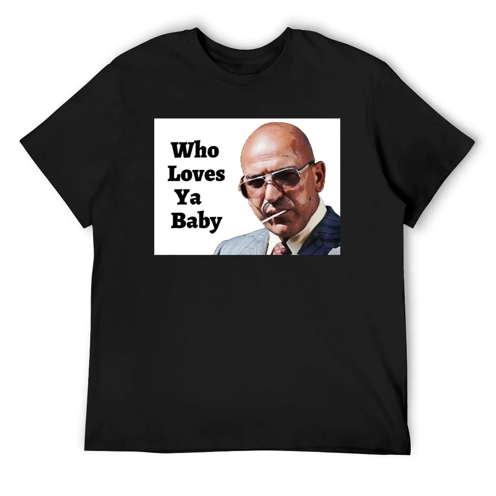Футболка Kojak- Who Loves Ya Baby винтажная футболка с рисунком быстросохнущая мужская