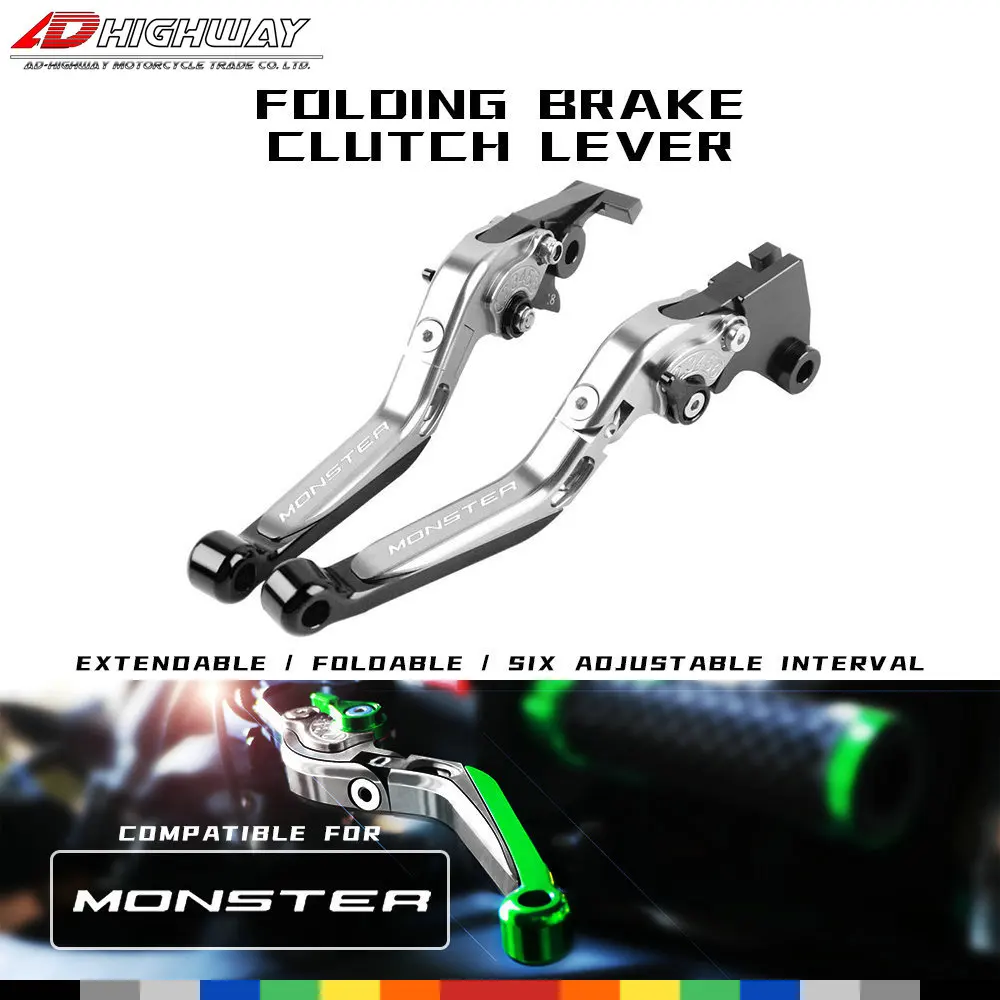 

Folding Brake Clutch Levers For DUCATI MONSTER M400 1999-2003/ M600 1994-2001/ M620 2002/ M750 1994-2002/ M900 1994-1999