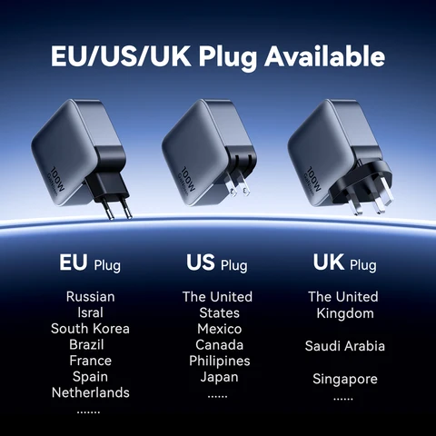 Зарядное устройство Vention USB-C 100 Вт GaN для MacBook, ноутбуков, быстрая зарядка PD для iPhone, Xiaomi, зарядное устройство USB Type-C для iPhone 17, 16