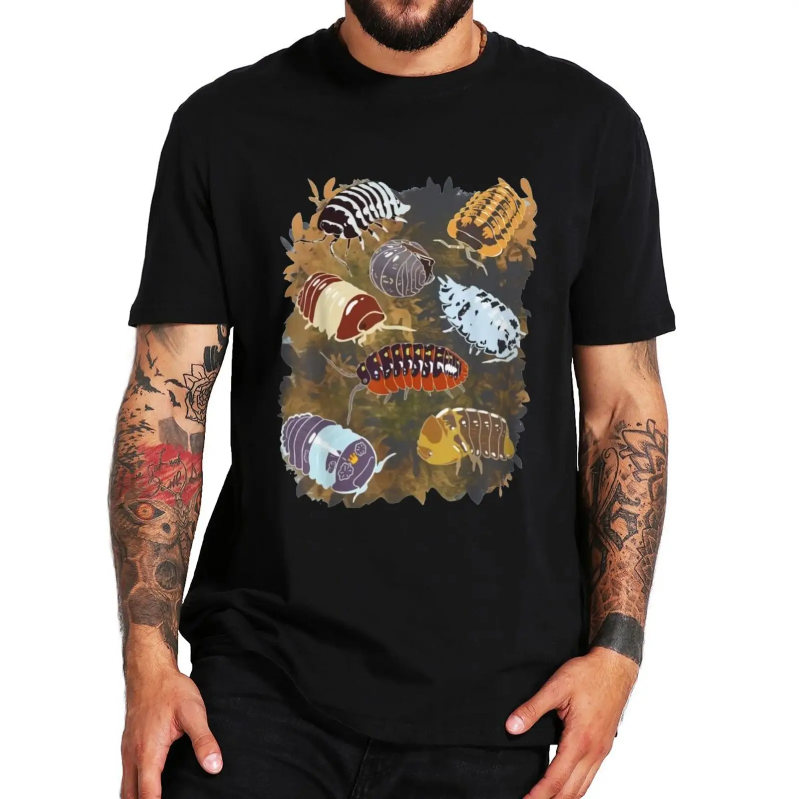 

Vintage Isopod Logo T Shirt Animals Lovers Retro Short Sleeve Casual O-neck 100% Cotton Unisex EU Size Soft T-shirts