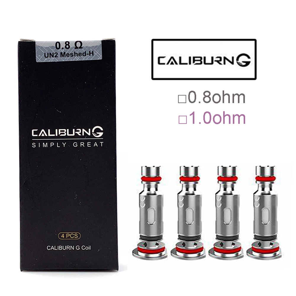 RunVape Caliburn G Coils UN2 KA1 Mesh Coil 0.8ohm 1.0ohm Head for Caliburn G2 Pod System KOKO Prime Cartridge Kit