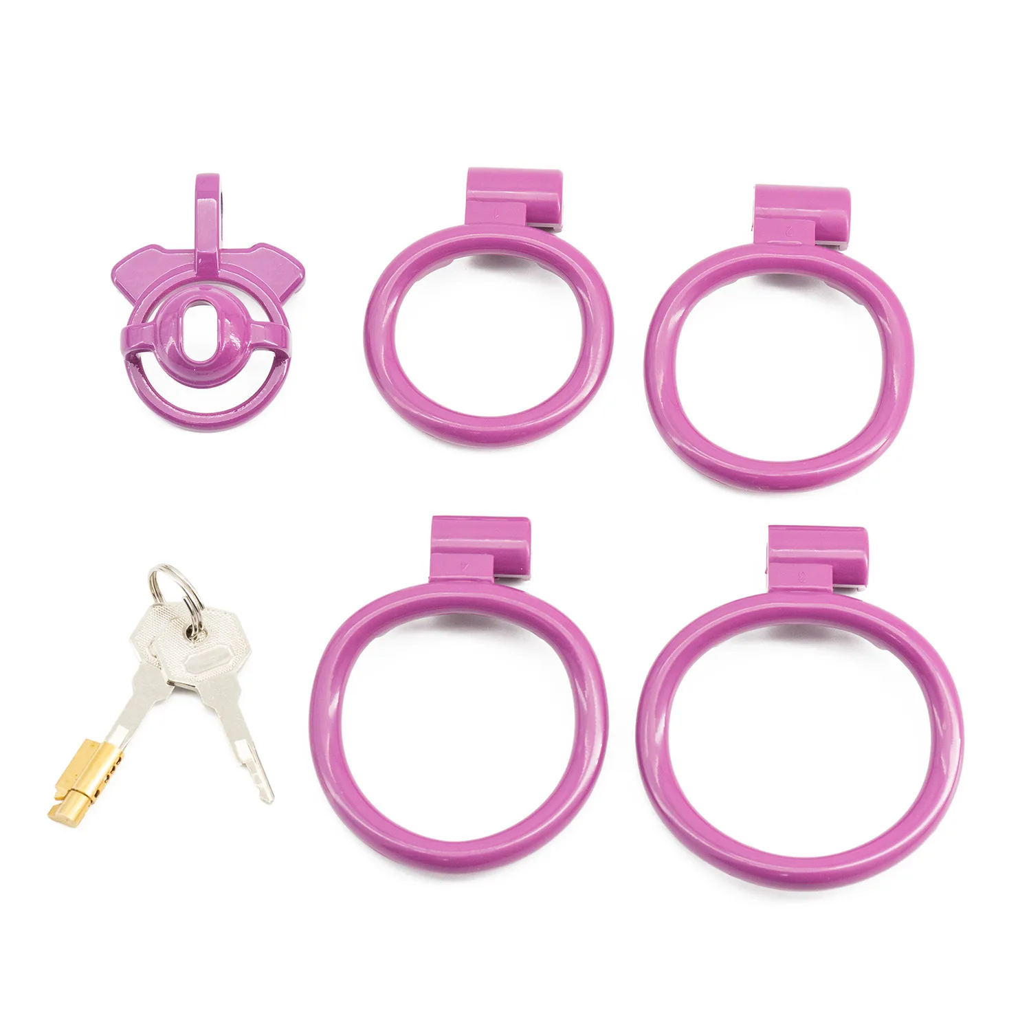 Мужская клетка верности 2 0 Изогнутое Кольцо маленькая Смесь Имитация клитора