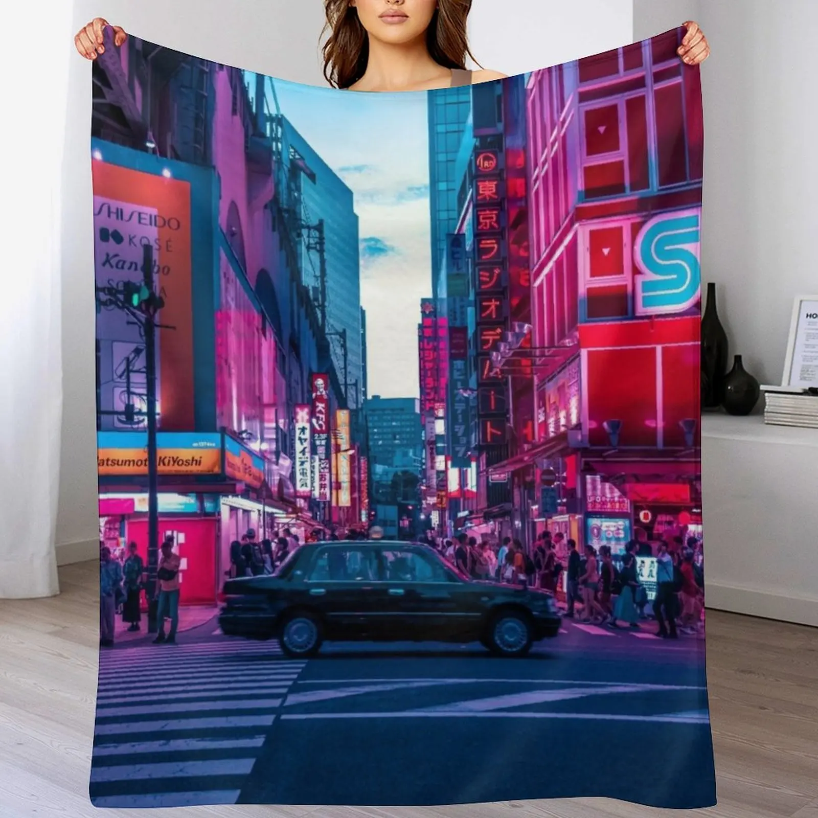 Новые вечерние прицелы Акихабара Throw Blanket Beautifuls Shaggy Blankets