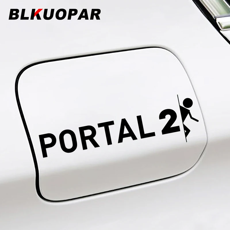 BLKUOPAR Aperture Science Portal2 силуэт логотипа автомобильные наклейки устойчивые к царапинам графическая Наклейка Шлем Мотоцикл фургон защита дверей
