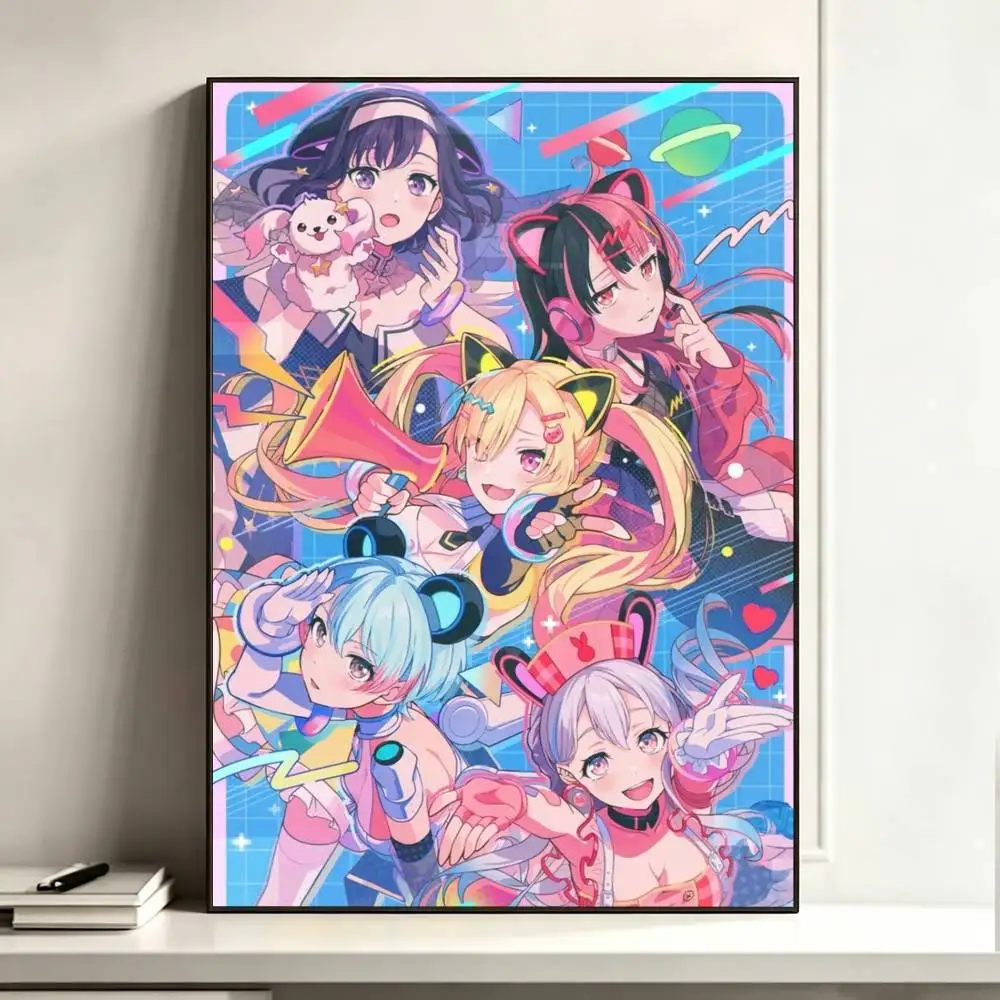 Фото Постер Mugendai MewType BanG Dream, высококачественное эстетическое украшение для общежития и гостиной, настенные наклейки, подарок. №5