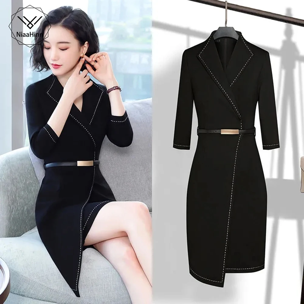 

Women's Slim Spa Uniform Lab Coat V-neck Fashion Beauty Agency Wholesale Women's Spring and Autumn New Nursing Uniforms S-3XL