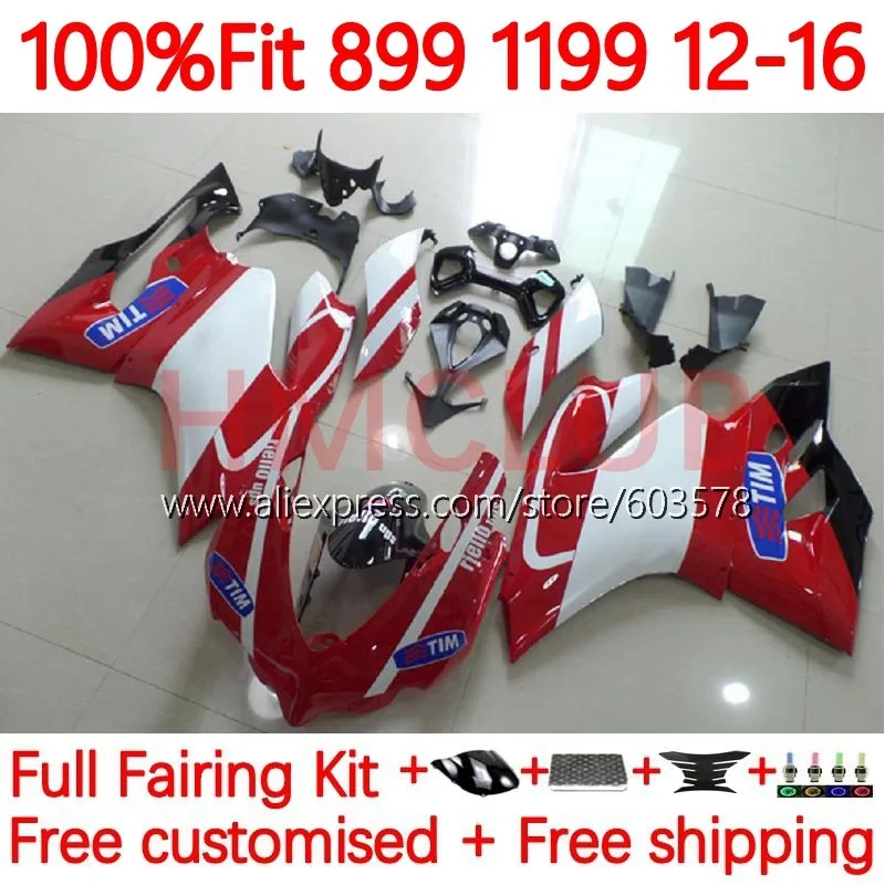 

Инъекция для DUCATI Panigale 1199 S 899 1199 S R 2012 2013 2014 2015 2016 S 12 13 14 15 1199R Обтекатели 899 № 9 Красный Белый