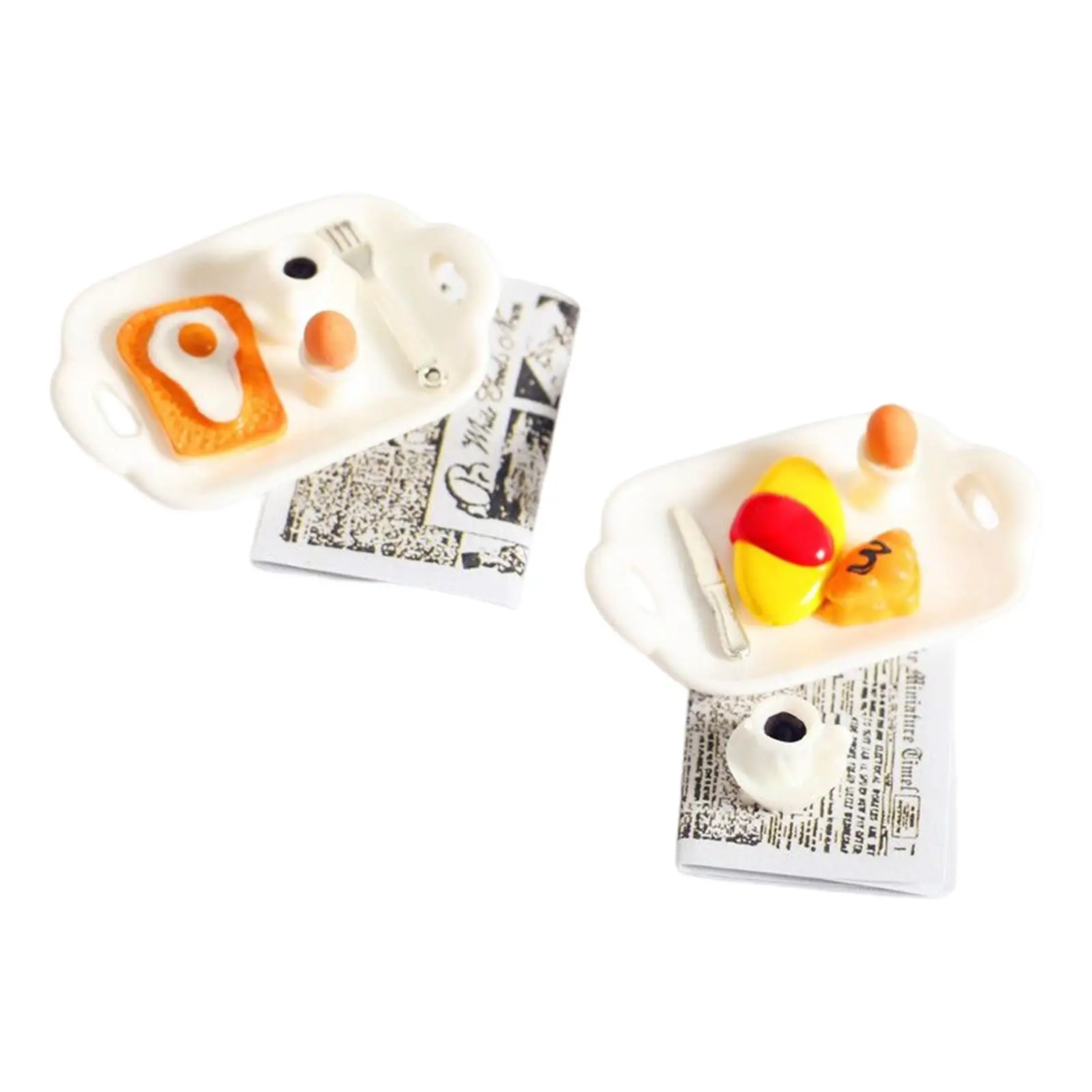 

Набор еды для кукольного домика в масштабе 1:12