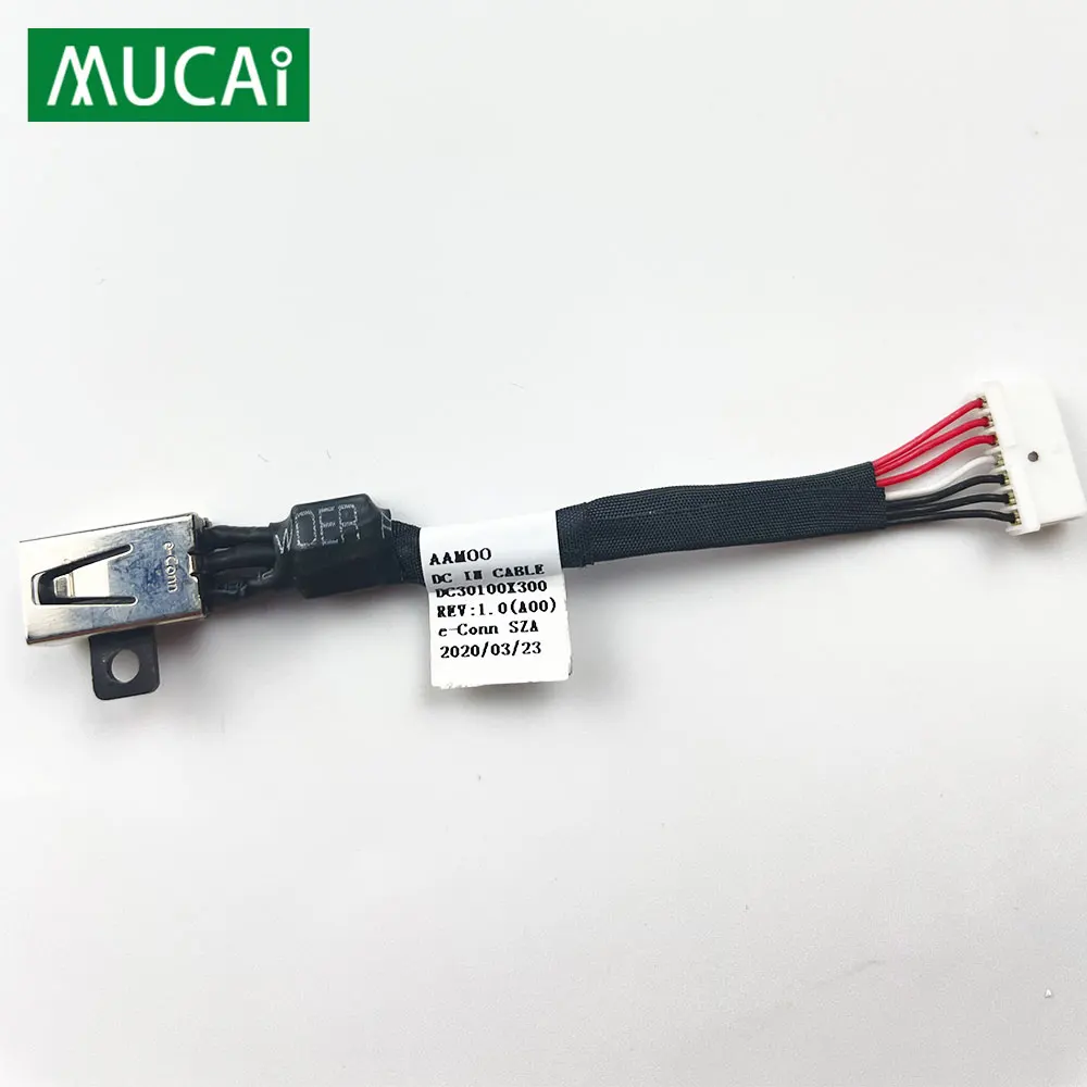 DC Мощность Jack с кабелем для Dell Inspiron 13 15 17 7390 7391 7791 7590 7586 7786 ноутбук DC-IN гибкий кабель