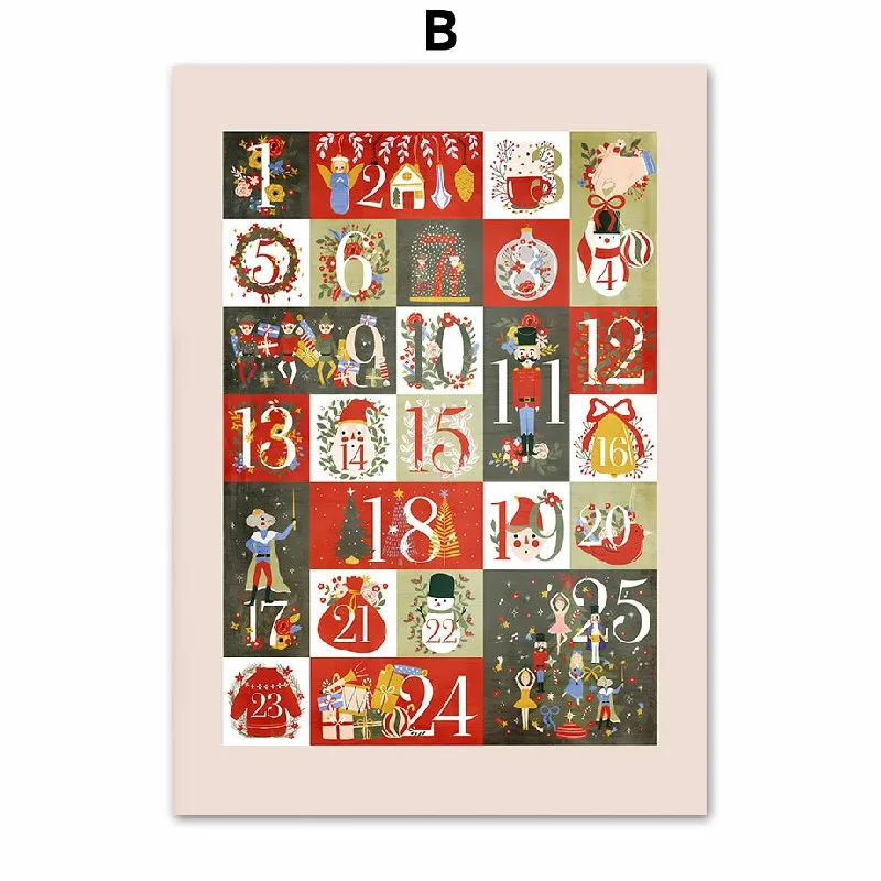 Картина с надписью &quotHappy Christmas&quot