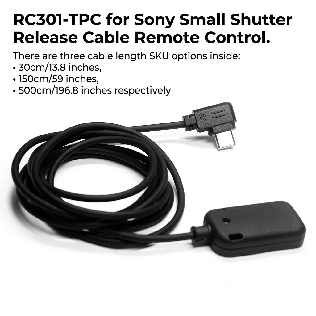 Фото dieyitu RC301-type c для Sony A7C II кабель затвора A6700/ZV-E1/ZV-E10 II аксессуары для камеры кабель дистанционного управления №5