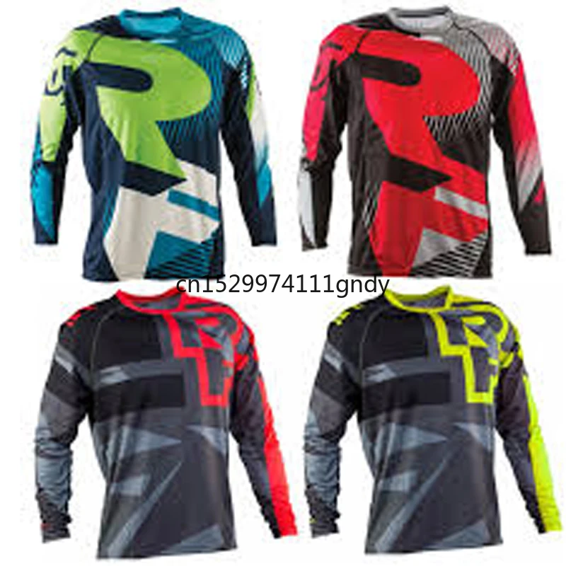 

2023 Джерси для мотоциклистов с длинным рукавом для гонок MX MTB для внедорожного горного велосипеда DH для мотоцикла Джерси для мотоцикла для BMX ...
