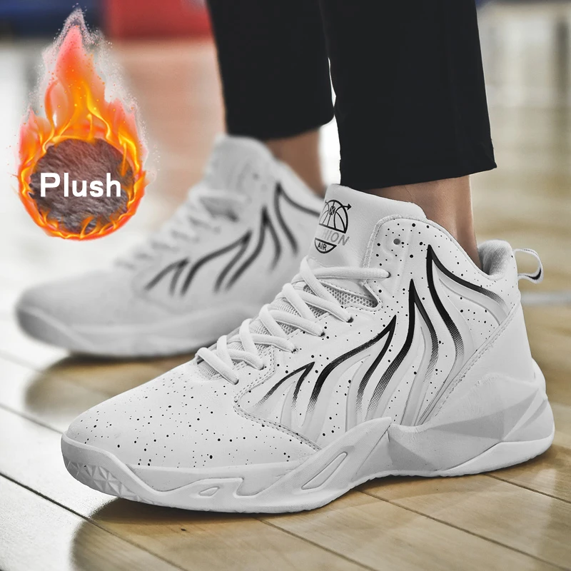 

2022 New Winter Warm Men's Shoes High Quality Comfortable Sports Casual Shoes Shock Absorption Non-slip Running Couple Sneakers