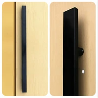 Black painting interior door handle