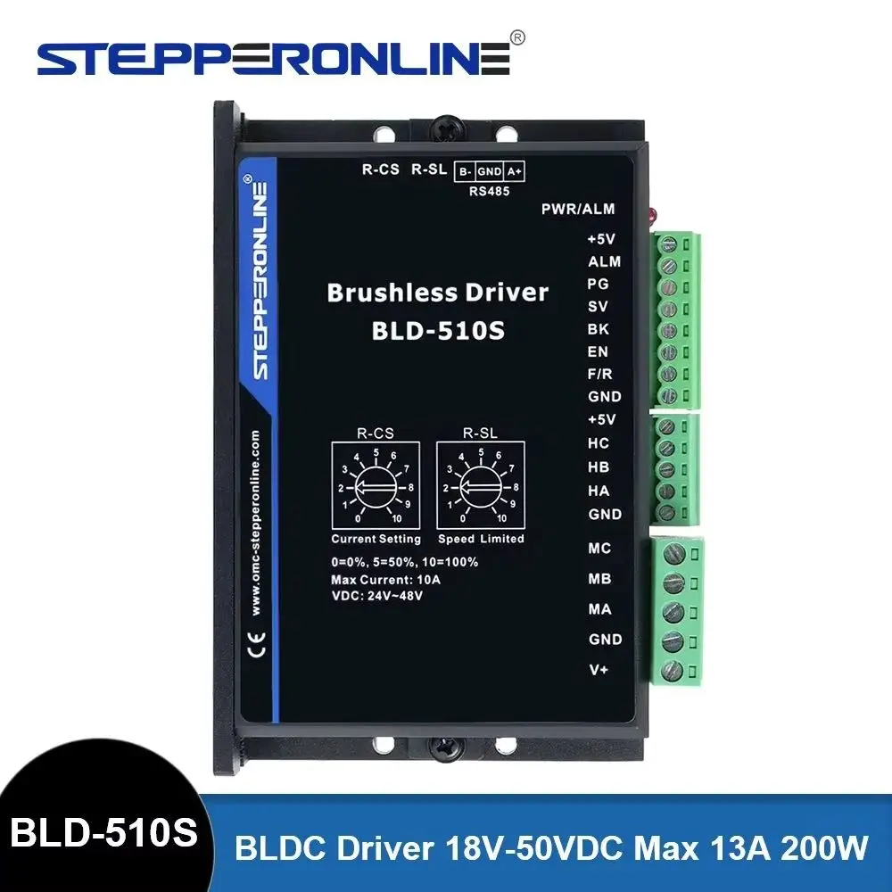 

STEPPERONLINE Драйвер двигателя постоянного тока 18-50В