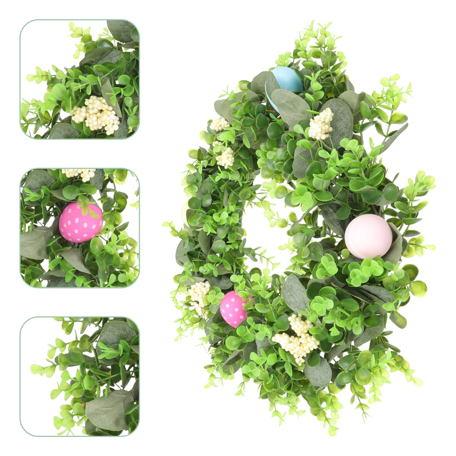

Decorative Easter Wreath Delicate Wreath Festival Scene Hanging Garland
