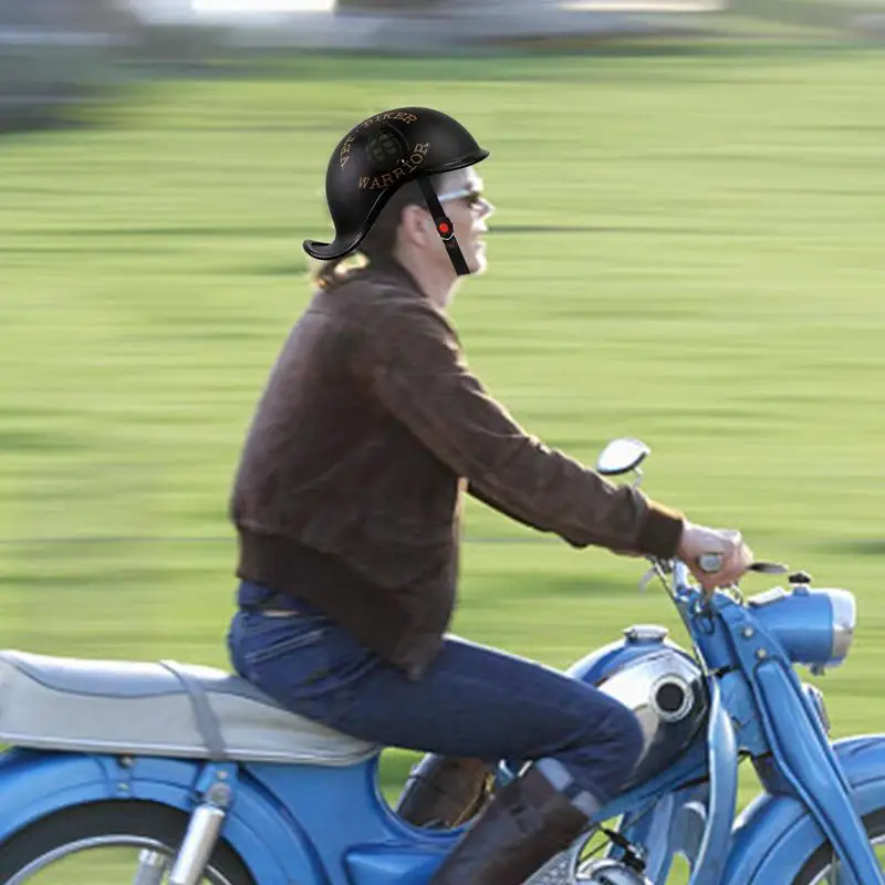 Ретро мотоциклетные шлемы с открытым лицом устойчивая к поту твердая шапка кепки