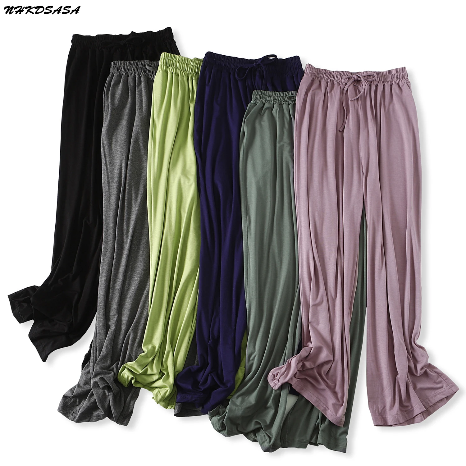 

Лидер продаж, разные цвета, зимние женские домашние штаны, домашняя одежда, брюки, весна-осень, модал, свободные Пижамные брюки, женская одеж...