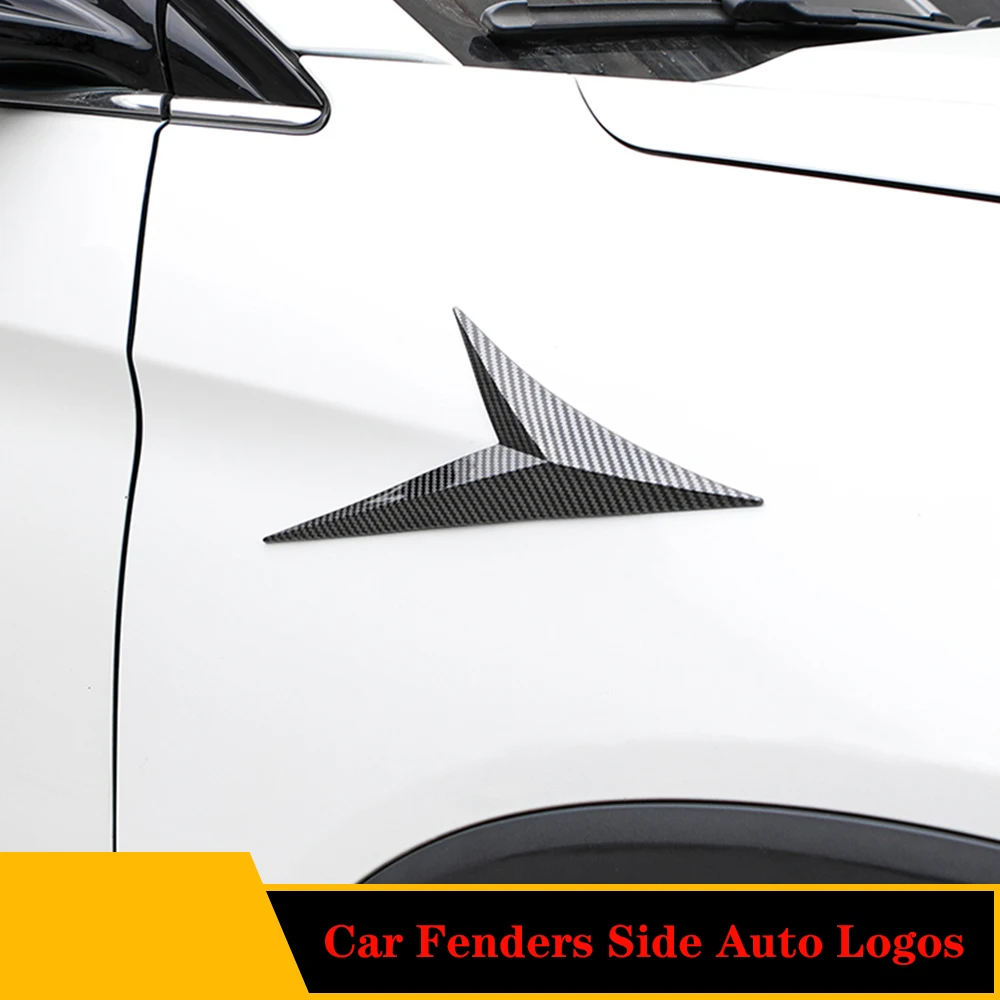 

Car Side Body Sticker Car Fenders Side Auto Logos PVC Decoration Accessories Universal wing blade leaf plate