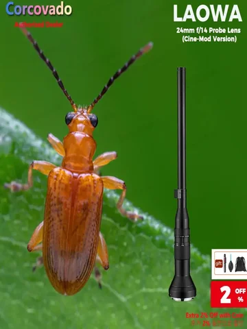 Laowa Cine-Mod 24 мм f/14 Зонд-объектив 2:1