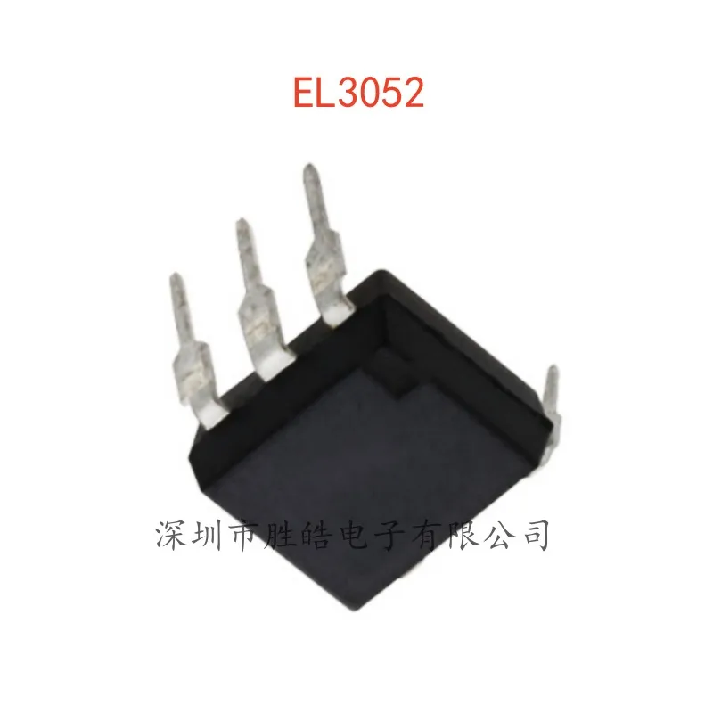 

(10PCS) NEW EL3052 10MA / 600V Silicon Controlled Driver Optocoupler Black Straight Into DIP-6 EL3052 Integrated Circuit