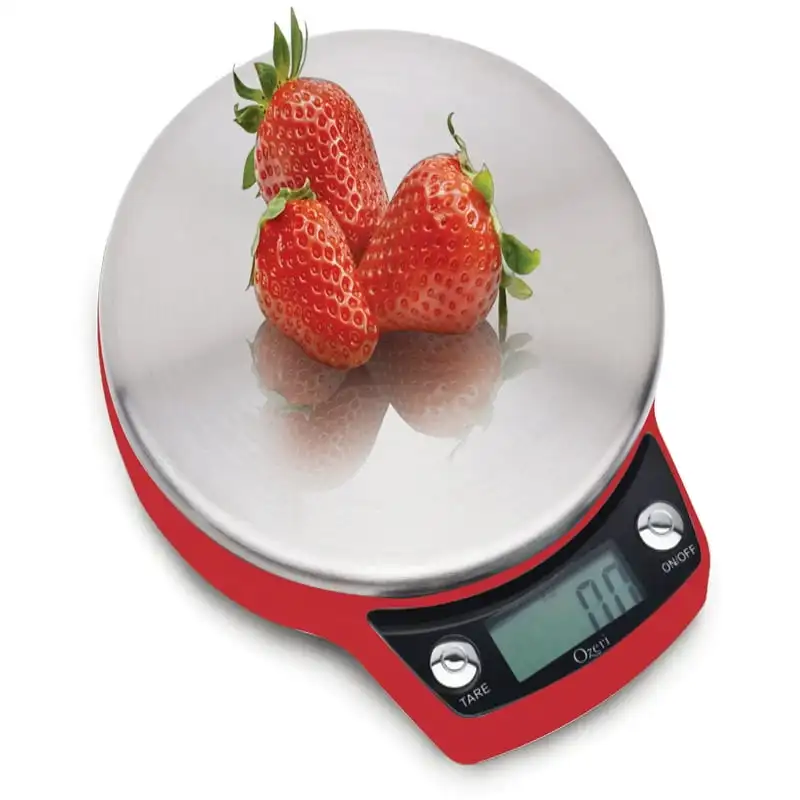 

Precision Pro Stainless-Steel Kitchen Scale with Oversized Weighing Platform
