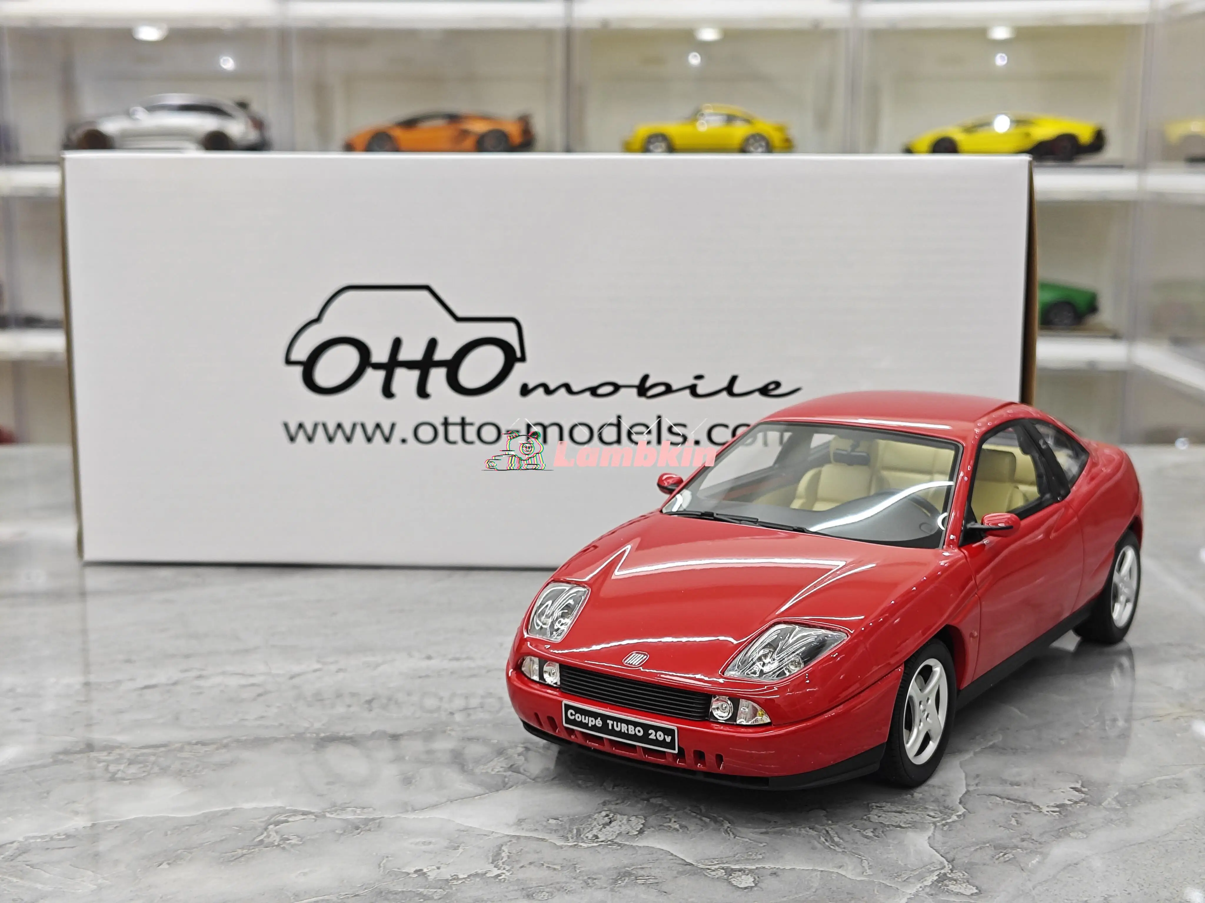 OTTO 1/18 1997 honda FIAT COUPE TURBO 20 В ограниченная модель автомобиля из смолы украшение