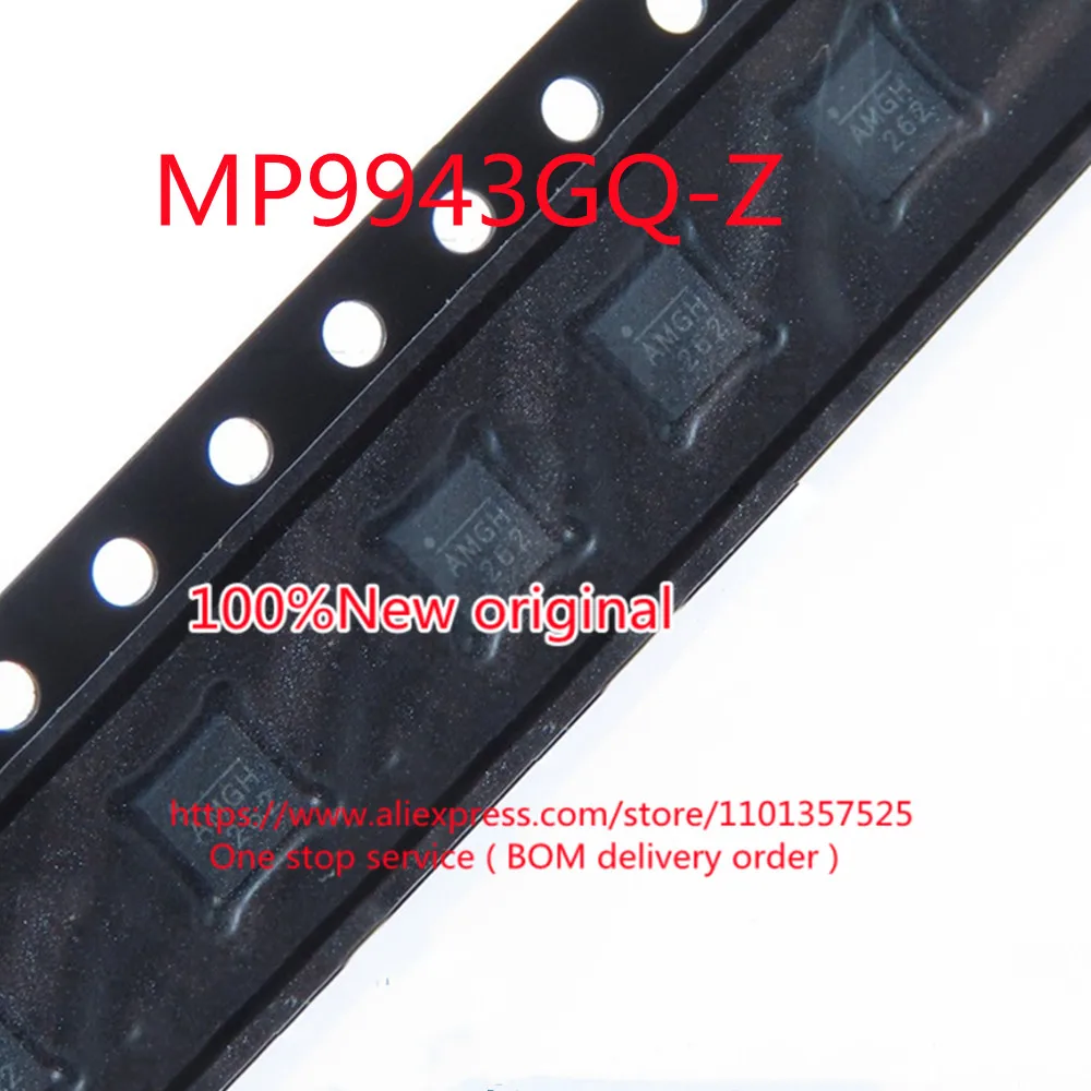 

[5pcs-10pcs]100%Original: MP9943GQ-Z MP9943GQ Mark: AMGx - Step-down switch regulator IC positive adjustable 0.8V 1 output 3A