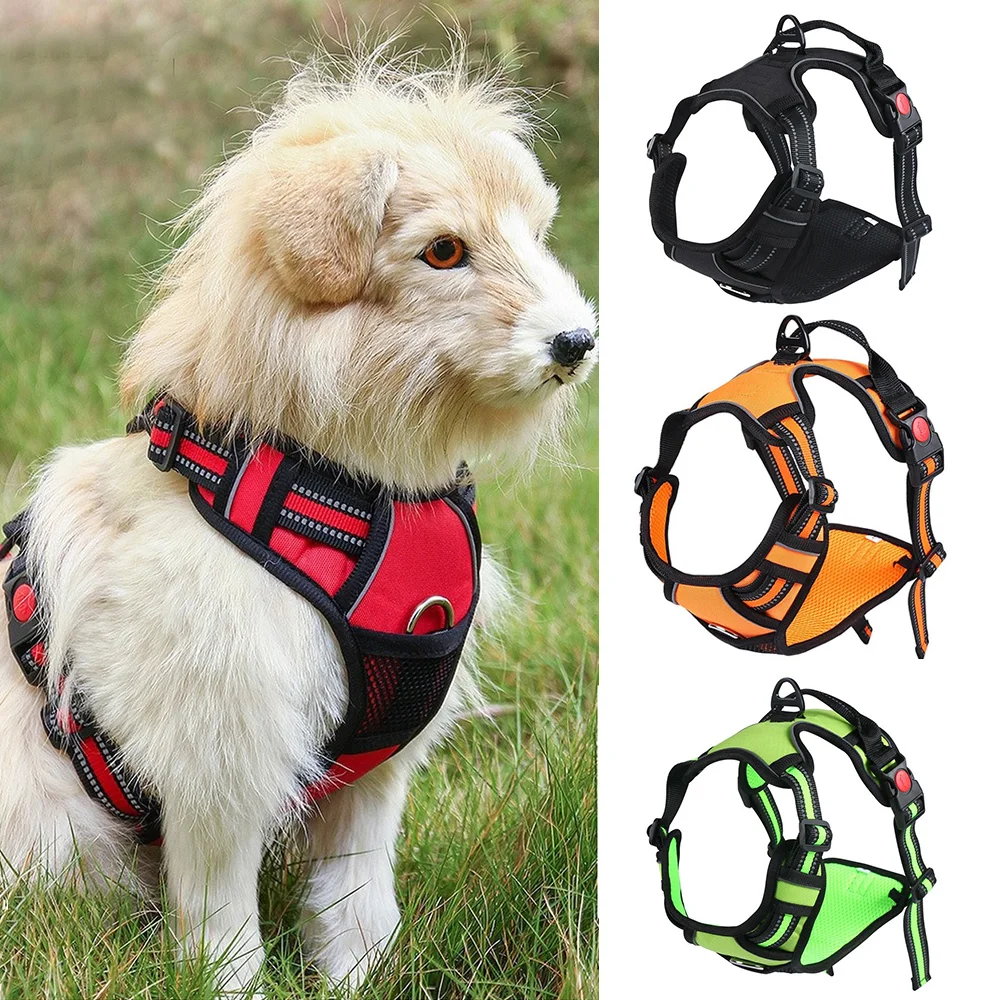 Нейлоновая шлейка для собак взрывозащищенный светоотражающий жилет