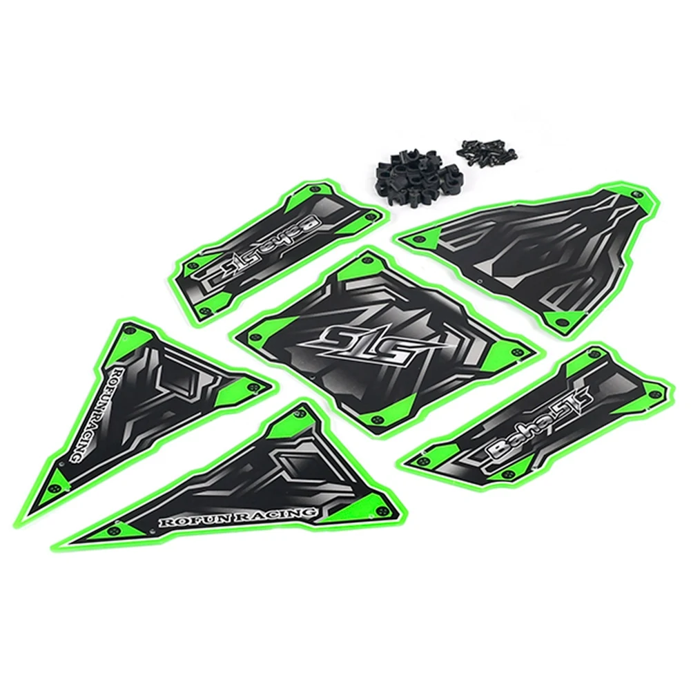 

5TS корпус для свиной клетки, набор корпусов для 1/5 Hpi Rofun Baha Km Rovan Baja 5TS, запасные аксессуары для грузовиков, зеленый цвет