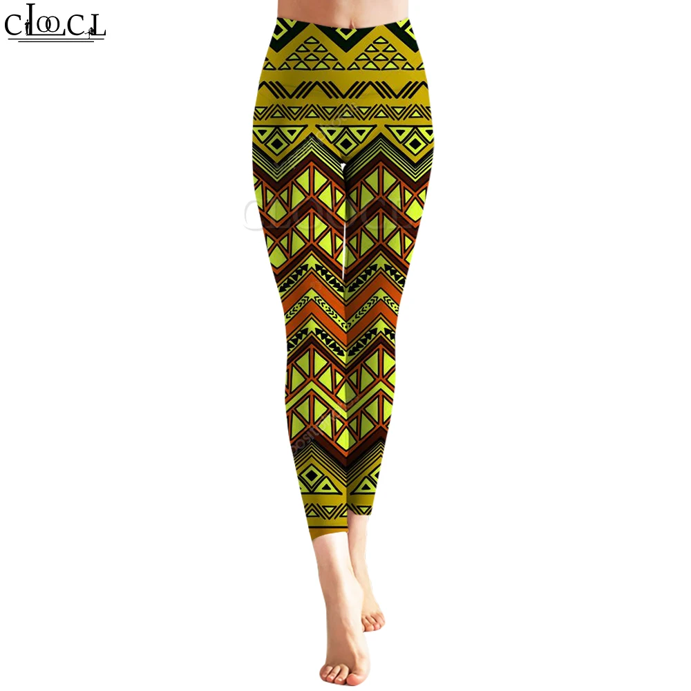 

CLOOCL Bohemia Leggings Women Fitness Yoga Pants Push Up Workout Sports Leggings Colorful Geometric Pattern 3D Printed Trousers